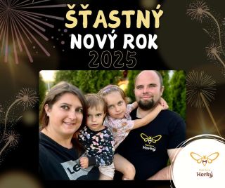 Přejeme Vám šťastný nový rok! Ať je plný úspěchů, lásky, štěstí a hlavně pevného zdraví ❤ P.S: Ano... Medu samozřejmě taky 🍯