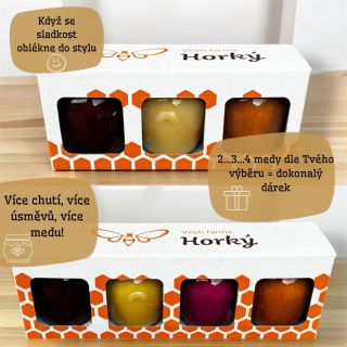 Stylové dárkové krabičky! 🎁 ➡ Medy do nich padnou jako ulité ➡ Krabičku si namixuj sám/sama dle vlastního výběru 100%...
